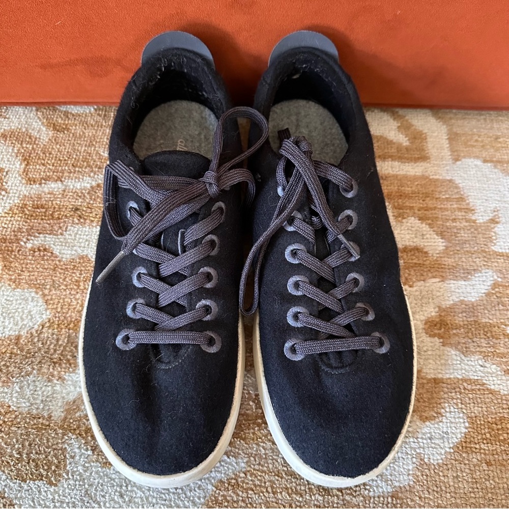 Allbirds Men’s Wool Pipers in True Black Size 10